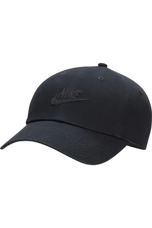 Nike Washed Club Cap - Zwarte Pet met Washed Look