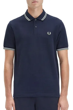 Fred Perry Twin Tipped Shirt - Donkerblauwe Polo