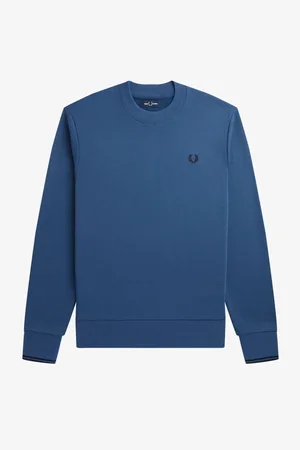 Fred Perry Crew Neck Sweatshirt - Blauwe Sweater