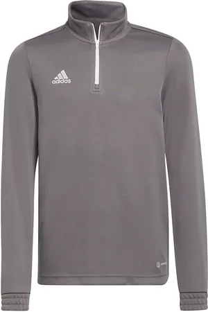 adidas Entrada 22 Training Top Youth - Grijze Zip Top
