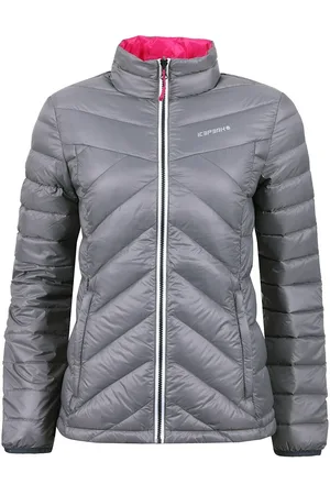 Icepeak Lisbet - Grijze dons jas