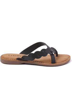 Lazamani Slippers Dames Ava 40 Leer