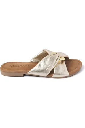 Lazamani Slippers Dames 33.530 Gold Leer