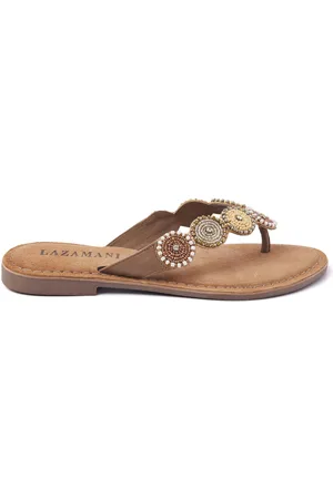 Lazamani Slippers Dames Luna 40 Leer