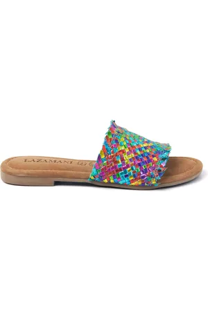 Lazamani Slippers Dames 33.486 Leer