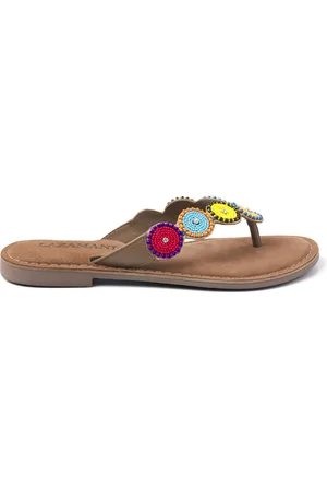 Lazamani Slippers Dames Luna Leer