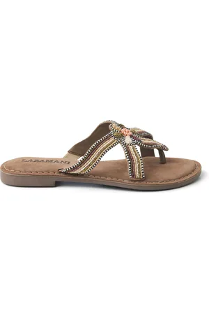 Lazamani Slippers Dames 75.419 36 Leer