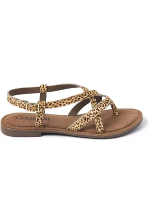 Lazamani Open Dames 75.311 Leopard Leer