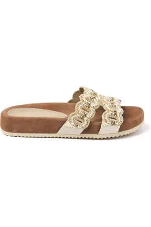 Lazamani Slippers Dames 75.391 Leer