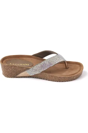 Lazamani Slippers Dames 75.809 Rainbow 42 Leer