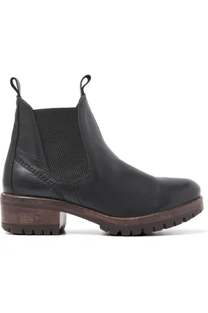 Lazamani Chelsea boots Dames 68.001 Black Leer