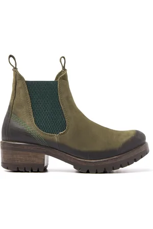 Lazamani Chelsea boots Dames 68.001 Green 38 Nubuck