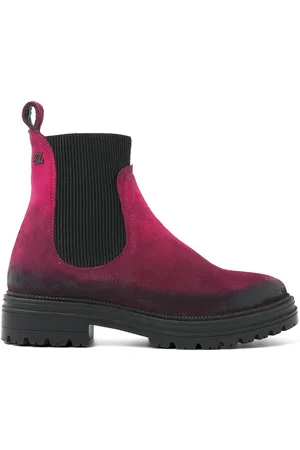 Lazamani Chelsea boots Dames 85.611 Fuxia Suède