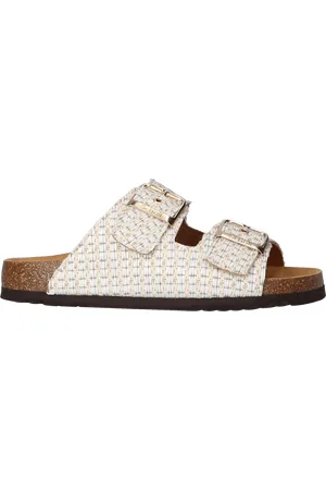 Scholl Slippers Dames Noelle Raffia 37 Raffia