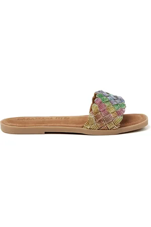 Lazamani Slippers Dames Melany Strass