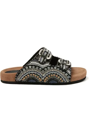 Lazamani Slippers Dames Remi Leer