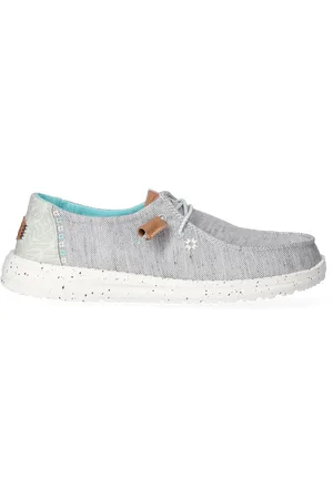 Hey dude Instappers Dames Wendy Heathered Slub Tropical 39 Canvas