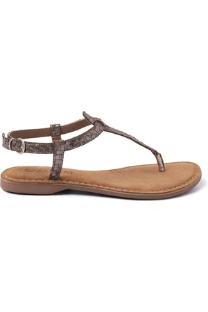 Lazamani Sandalen Dames 75.615 Pewter Textiel