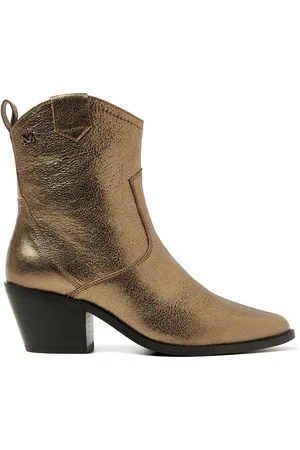 Lazamani Enkellaarsjes Dames Ambre 37 Leer