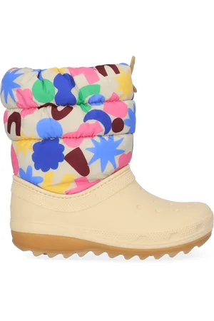 Crocs Boots Unisex Classic Neo Puff Geo Shapes Boots Kids 38-39 Nylon