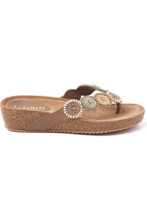 Lazamani Slippers Dames Mara 41 Leer