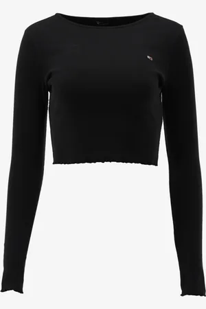 Tommy Hilfiger Longsleeve tjw ruche rib top ls