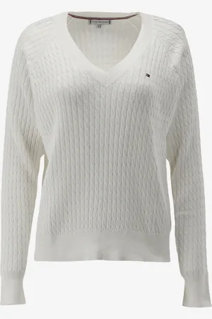 Tommy Hilfiger Trui co cable v-nk sweat