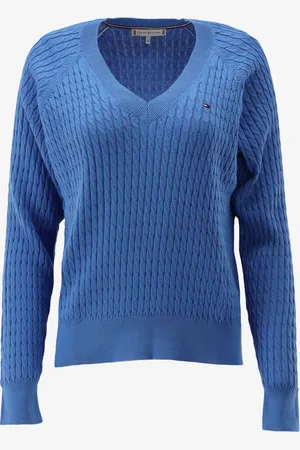 Tommy Hilfiger Trui co cable v-nk sweat