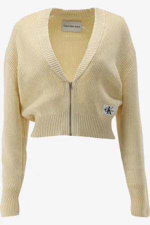 Calvin Klein Vest woven label zipped c