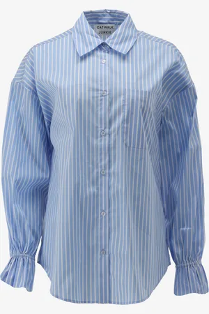 Catwalk Junkie Blouse relaxed fabric mix blouse