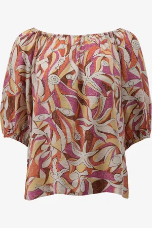 Catwalk Junkie Blouse off shoulder puff sleeve top