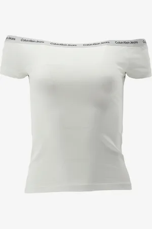 Calvin Klein T-shirt logo elastic bardot