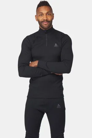 Odlo Bl Top Turtle Neck L/S Half Zip Active Warm Eco