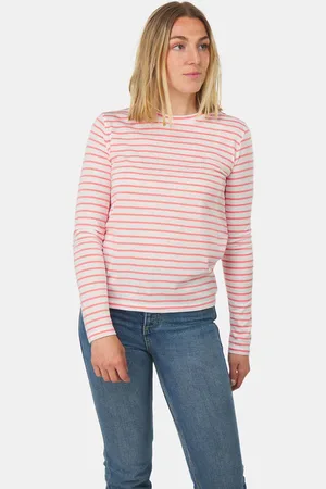 Ayacucho Womens Long Sleeve Striped T-Shirt