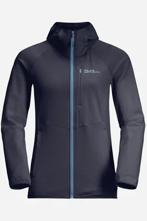 Jack Wolfskin Kolbenberg Hooded FZ Fleecevest Dames