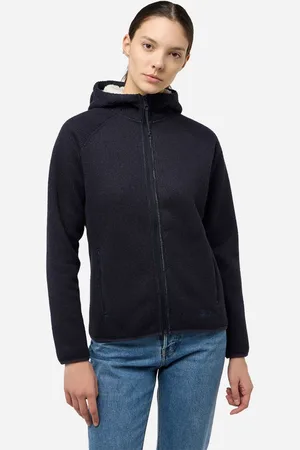 Jack Wolfskin Kaminfeuer Hoody Fleecevest Dames