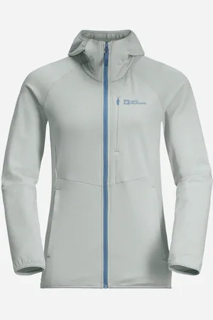 Jack Wolfskin Kolbenberg Hooded FZ Fleecevest Dames