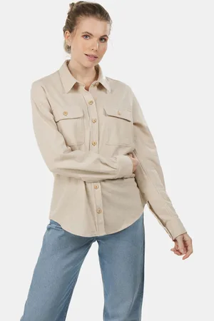 BUITENMENS Flannel Melton Shirt Dames