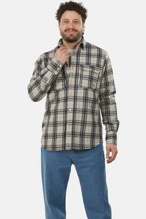 BUITENMENS Flannel Melton Ruit Blouse