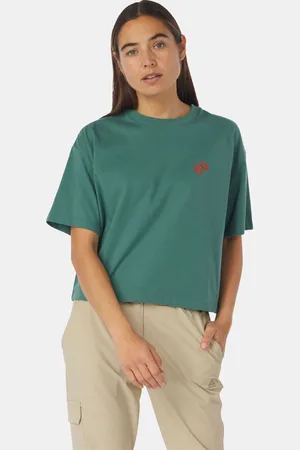 Ayacucho Cropped Mini Embroidery Tee Dames
