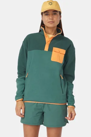Ayacucho Peniche Micro Fleece Snap Pullover Dames