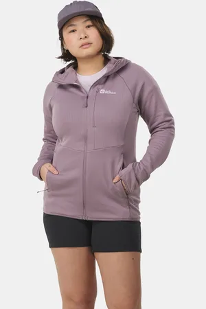 Jack Wolfskin Kolbenberg Hooded FZ Fleecevest Dames