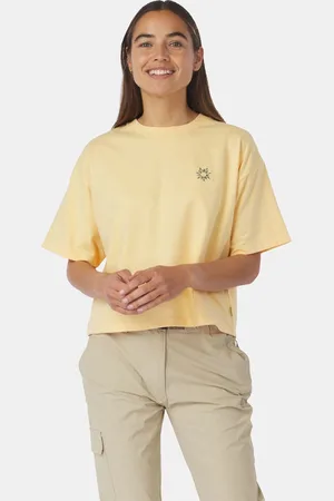 Ayacucho Cropped Mini Embroidery Tee Dames