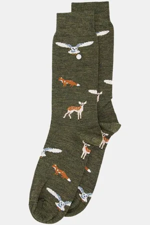 Alfredo Gonzales Forest Animals Lifestyle Merino Sok