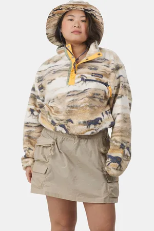 Columbia Helvetia II Printed Cropped Fleece Dames