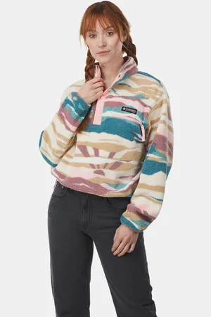 Columbia Helvetia II Printed Cropped Fleece Dames
