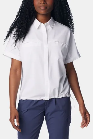 Columbia Boundless Trek Button UP II T-shirt Dames