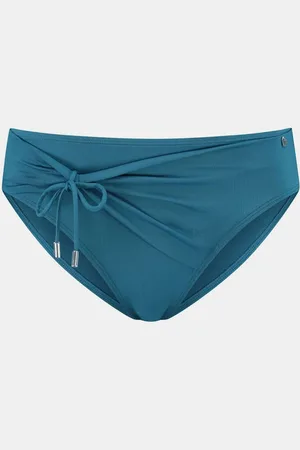 Beachlife 202A - Petrol Mid Waist Bottom Bikinibroekje Dames