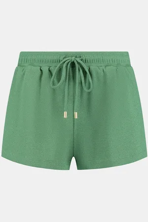 Beachlife 801A - Green Shimmer Shorts Korte Broek Dames