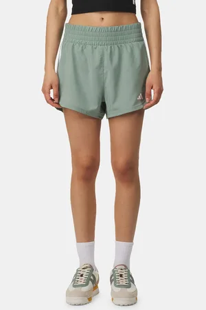 adidas Pacer Training 3-Stripes Geweven High-Rise Short Dames